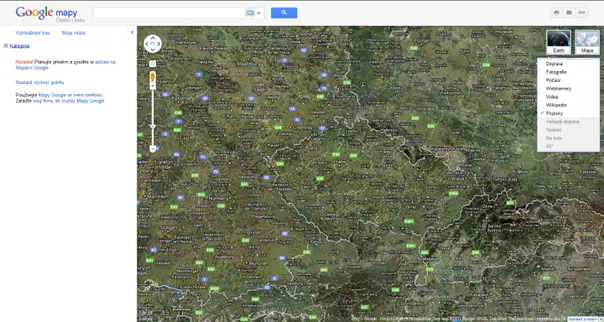 Google Maps — náhled na 3D mapy a satelitní snímky Brna