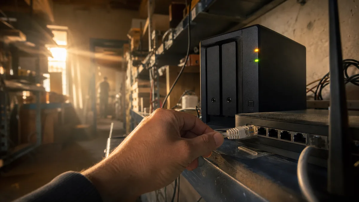 Home NAS Not Found on the Network: From Cables and IP Addresses to a Failed Drive