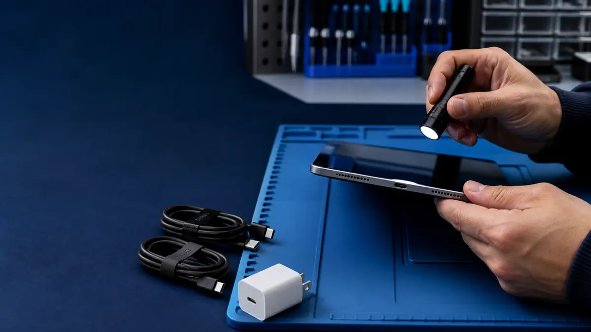 iPad se nenabíjí: kabel, USB-C či Lightning port, nebo baterie?