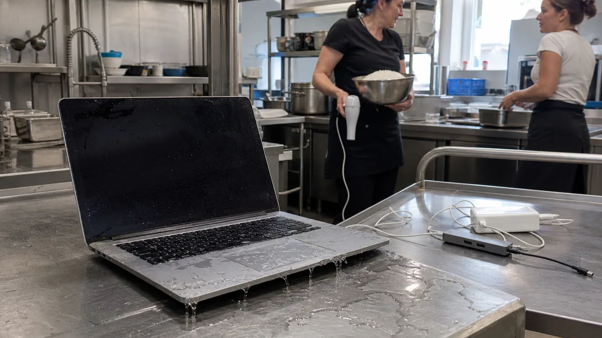 Politý MacBook: co udělat hned a čemu se vyhnout