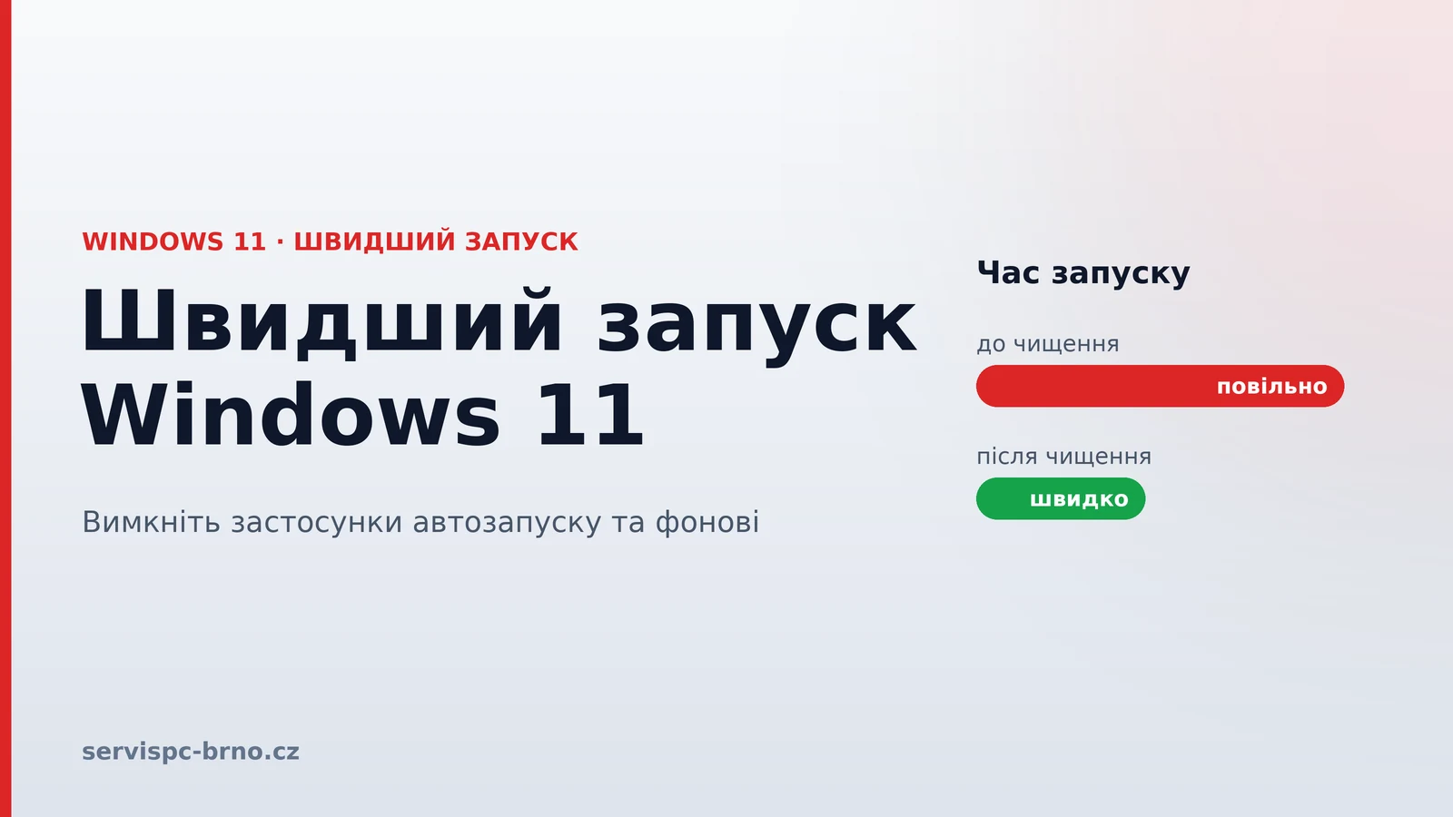 Windows 11 запускається повільно? Як пришвидшити запуск без перевстановлення