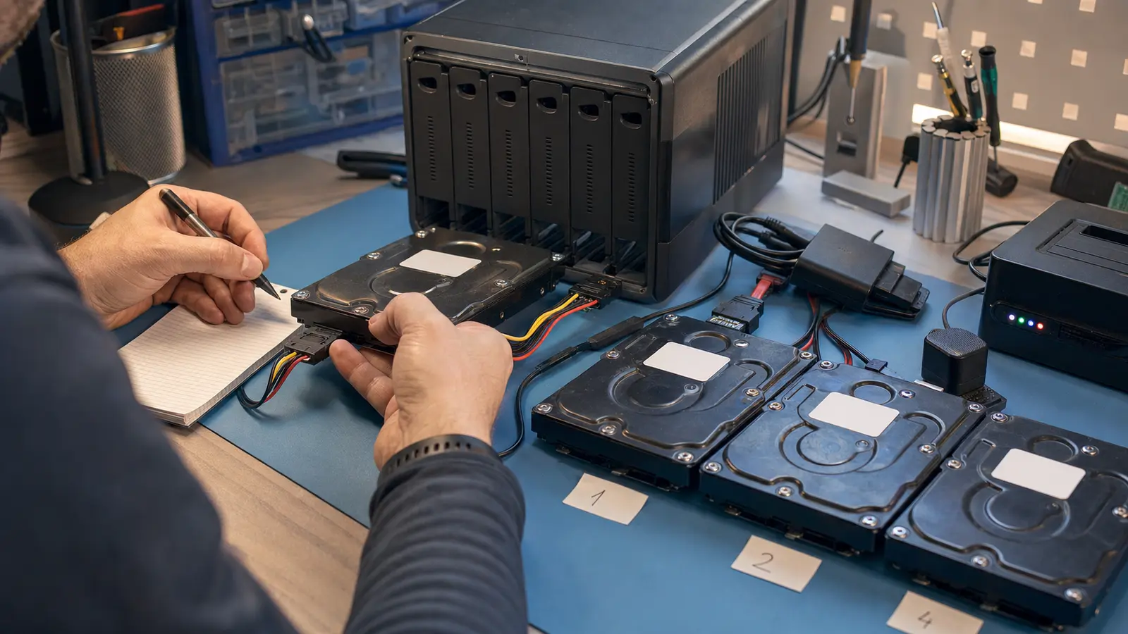 Degraded RAID a obnova dat z NAS/serveru: co dělat první